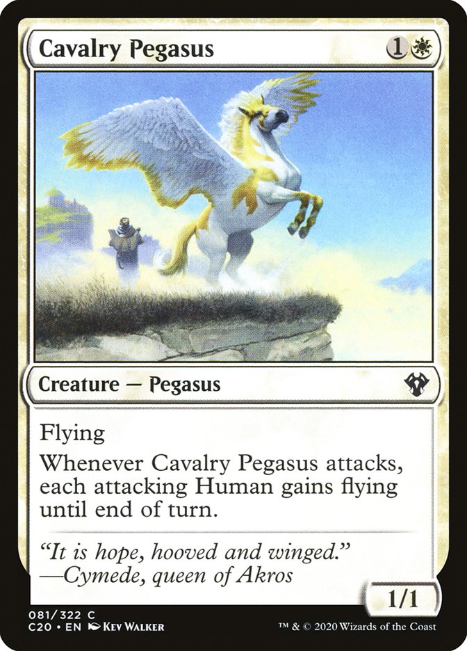 Cavalry Pegasus [Commander 2020] | Game Haven TX