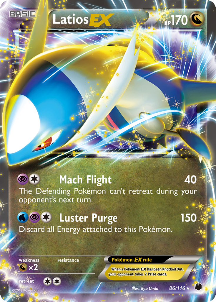 Latios EX (86/116) [Black & White: Plasma Freeze] | Game Haven TX