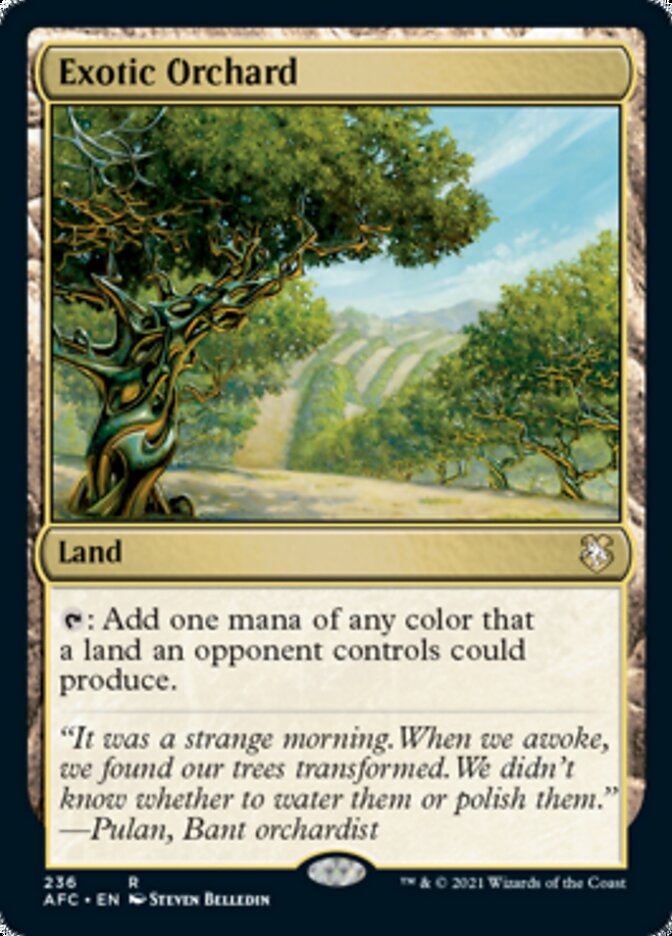 Exotic Orchard [Dungeons & Dragons: Adventures in the Forgotten Realms Commander] | Game Haven TX