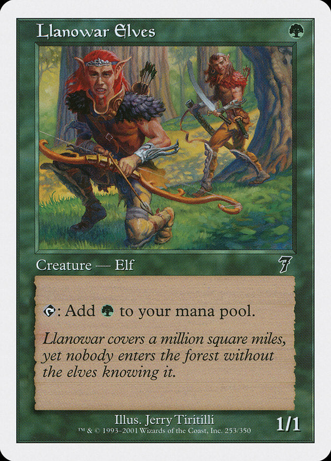 Llanowar Elves [Seventh Edition] | Game Haven TX