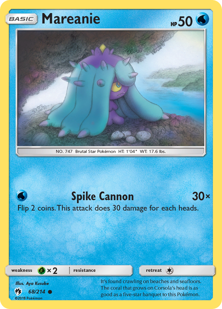Mareanie (68/214) [Sun & Moon: Lost Thunder] | Game Haven TX