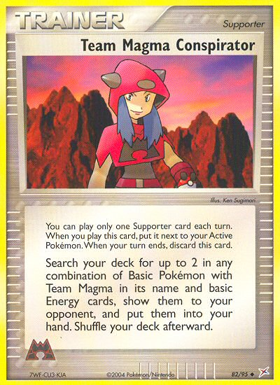 Team Magma Conspirator (82/95) [EX: Team Magma vs Team Aqua] | Game Haven TX