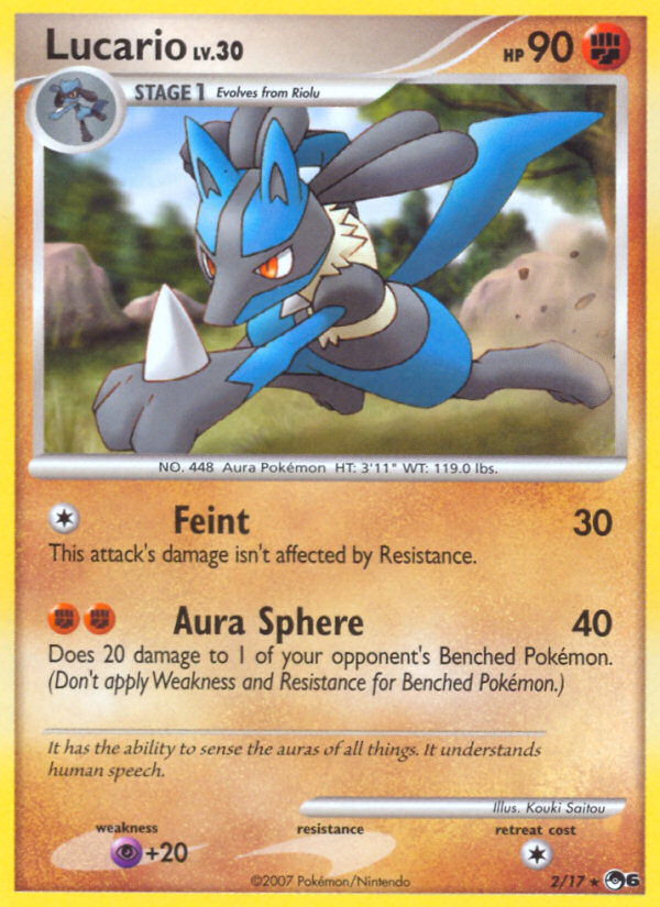 Lucario (2/17) [POP Series 6] | Game Haven TX