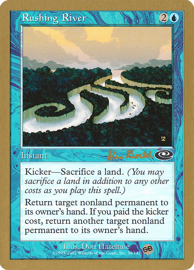Rushing River (Alex Borteh) (SB) [World Championship Decks 2001] | Game Haven TX