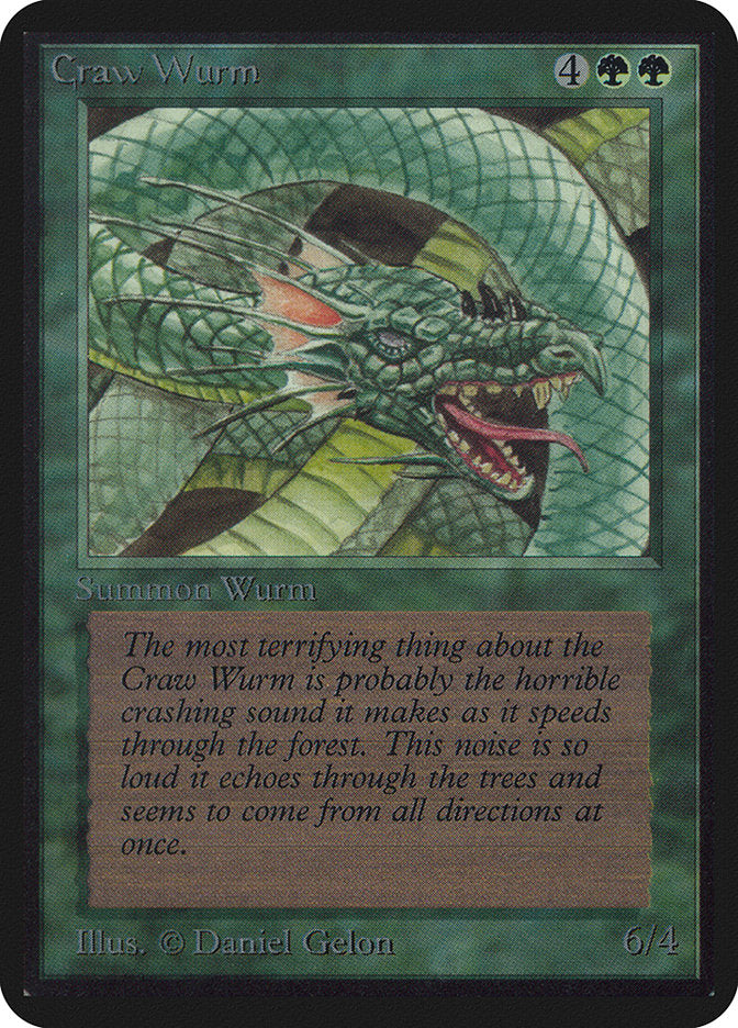 Craw Wurm [Limited Edition Alpha] | Game Haven TX