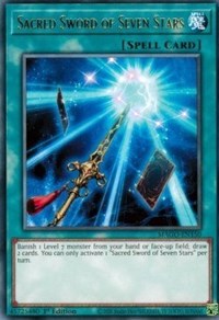 Sacred Sword of Seven Stars [MAGO-EN150] Rare | Game Haven TX