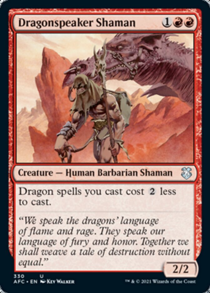 Dragonspeaker Shaman [Dungeons & Dragons: Adventures in the Forgotten Realms Commander] | Game Haven TX