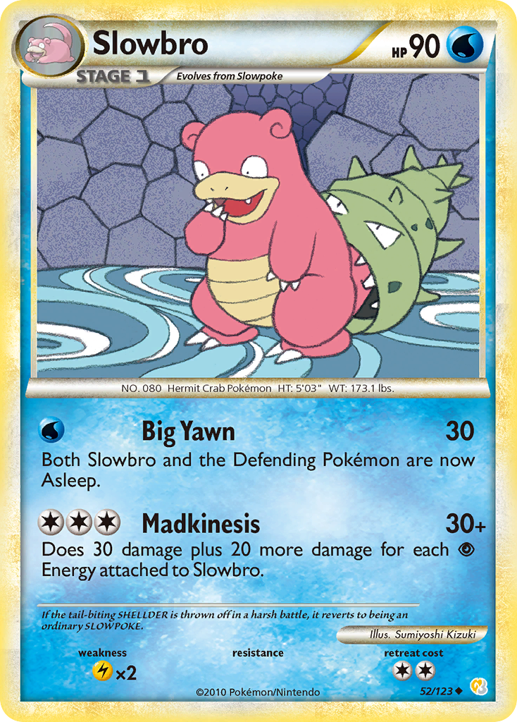 Slowbro (52/123) [HeartGold & SoulSilver: Base Set] | Game Haven TX