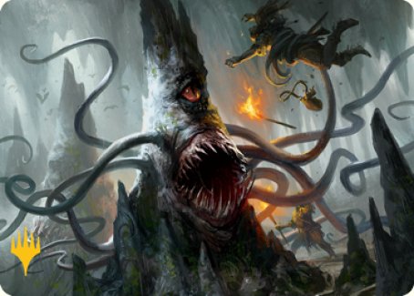Roper Art Card (Gold-Stamped Signature) [Dungeons & Dragons: Adventures in the Forgotten Realms Art Series] | Game Haven TX