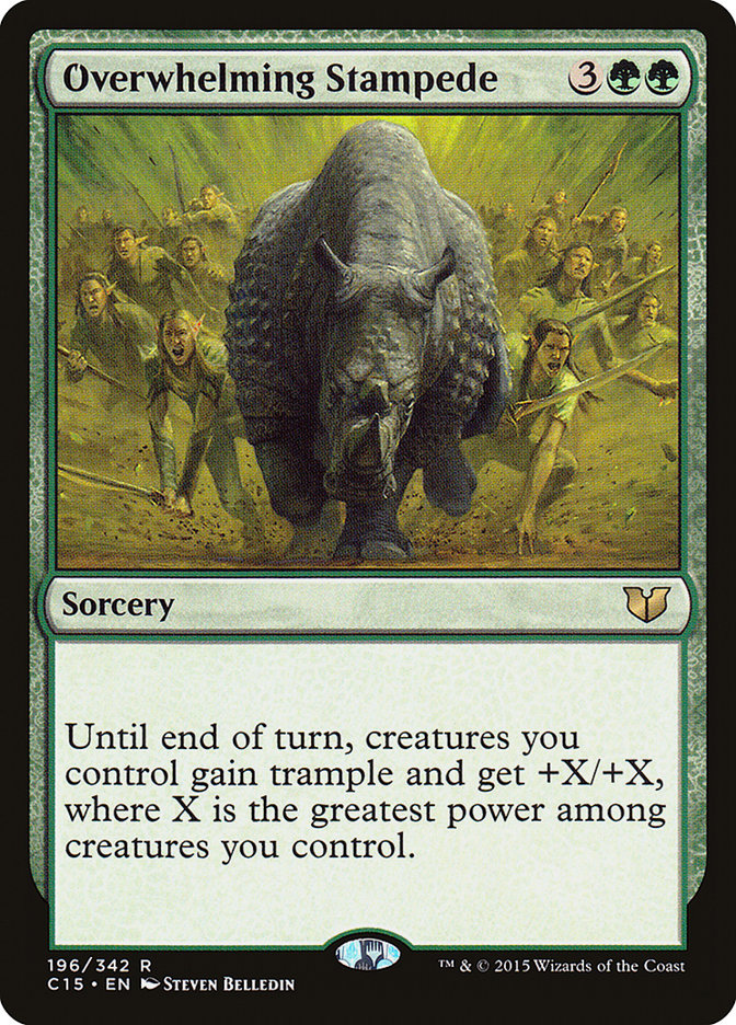 Overwhelming Stampede [Commander 2015] | Game Haven TX