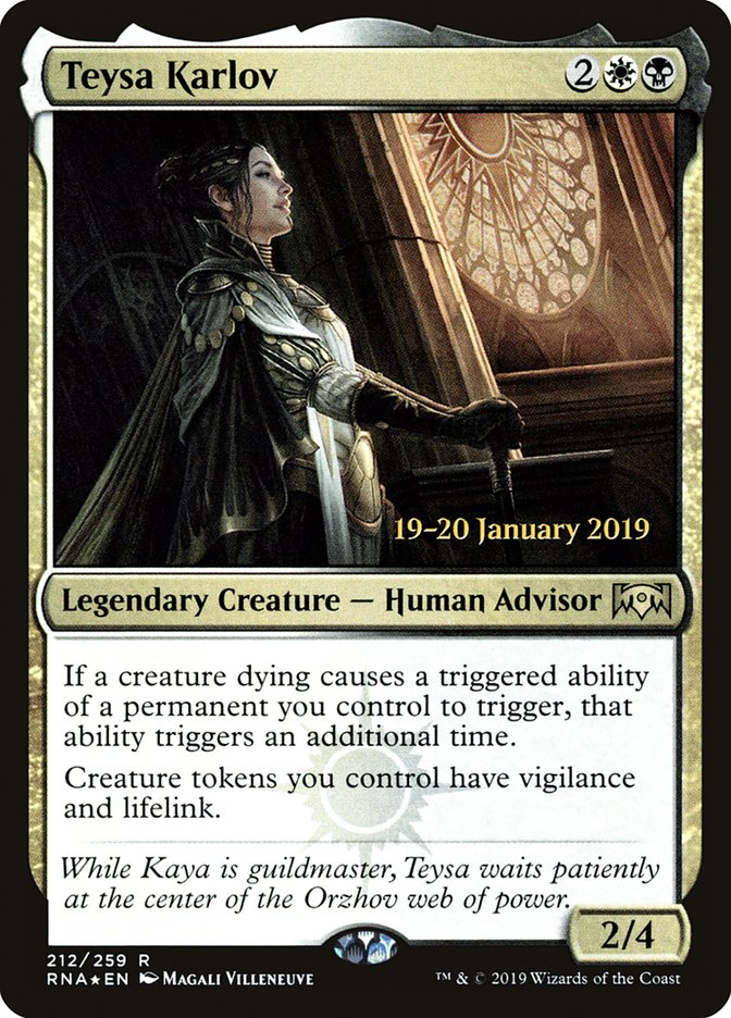 Teysa Karlov [Ravnica Allegiance Promos] | Game Haven TX