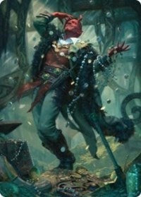 Tibalt, Cosmic Impostor Art Card [Kaldheim: Art Series] | Game Haven TX
