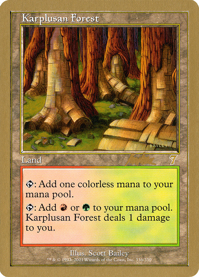 Karplusan Forest (Brian Kibler) [World Championship Decks 2002] | Game Haven TX