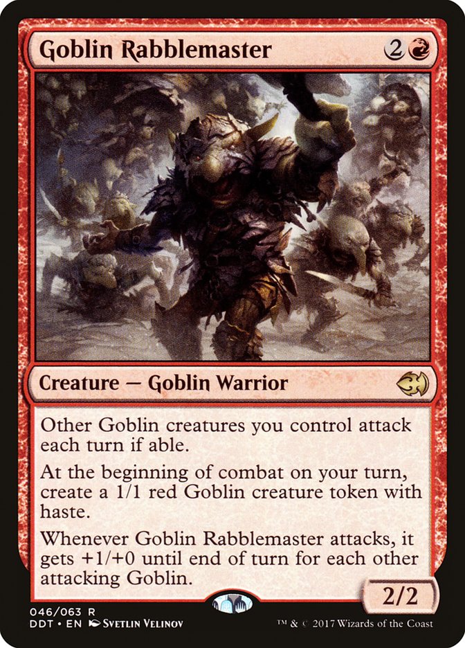 Goblin Rabblemaster [Duel Decks: Merfolk vs. Goblins] | Game Haven TX
