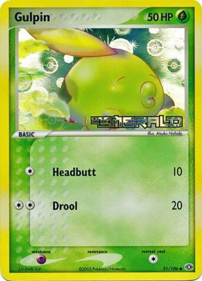 Gulpin (51/106) (Stamped) [EX: Emerald] | Game Haven TX