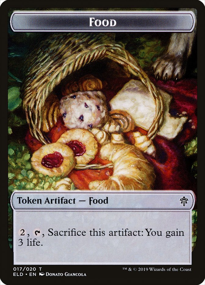Food (017/020) [Throne of Eldraine Tokens] | Game Haven TX