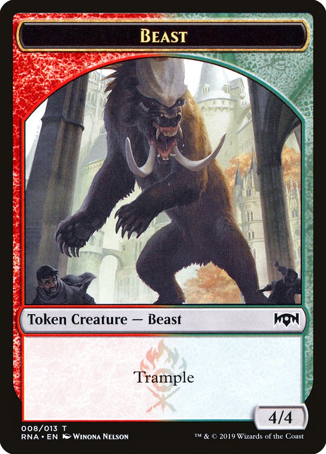 Beast [Ravnica Allegiance Tokens] | Game Haven TX