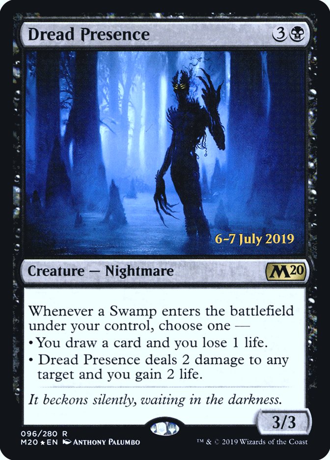 Dread Presence [Core Set 2020 Promos] | Game Haven TX