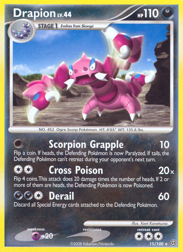 Drapion (15/100) [Diamond & Pearl: Stormfront] | Game Haven TX