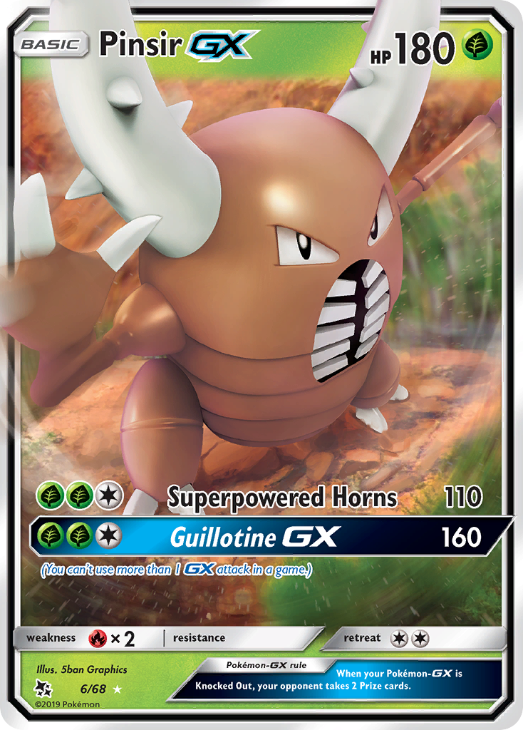 Pinsir GX (6/68) [Sun & Moon: Hidden Fates] | Game Haven TX
