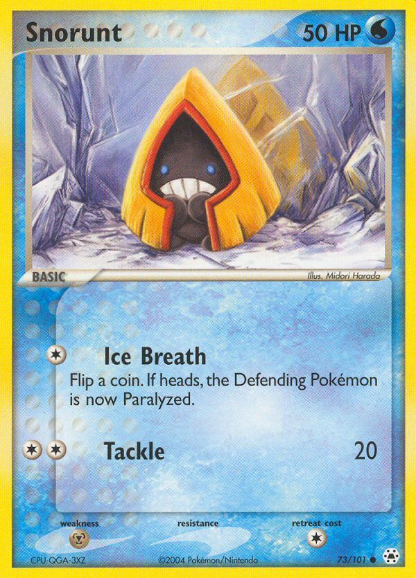 Snorunt (73/101) [EX: Hidden Legends] | Game Haven TX