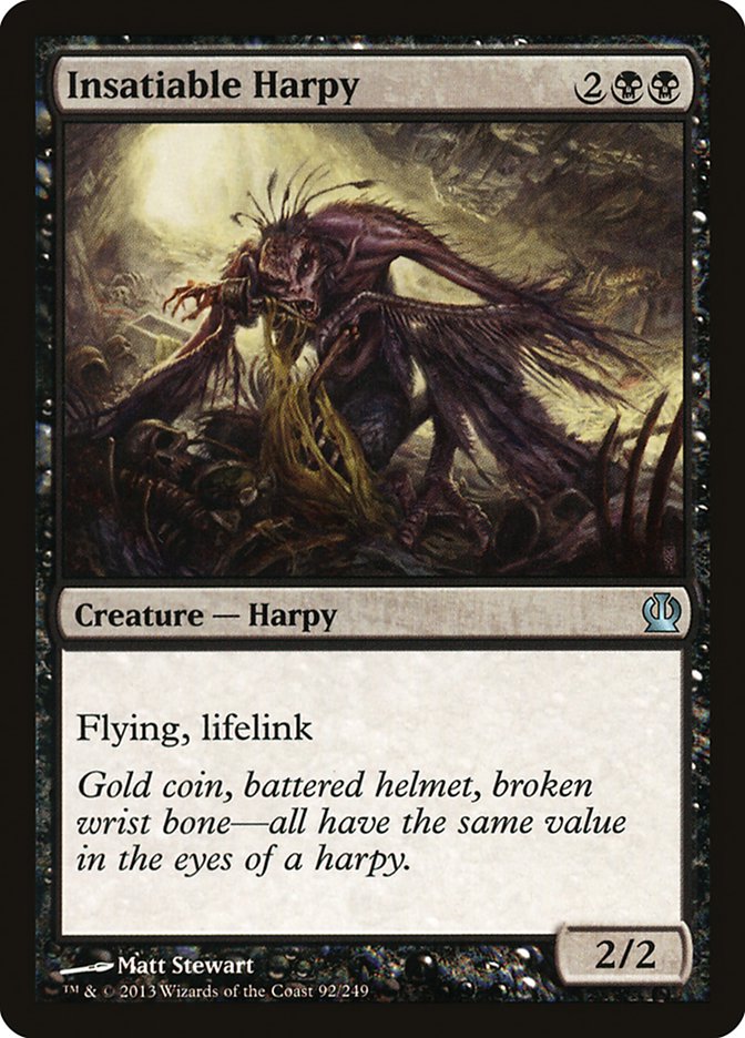 Insatiable Harpy [Theros] | Game Haven TX