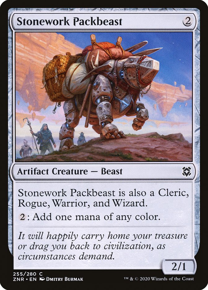 Stonework Packbeast [Zendikar Rising] | Game Haven TX