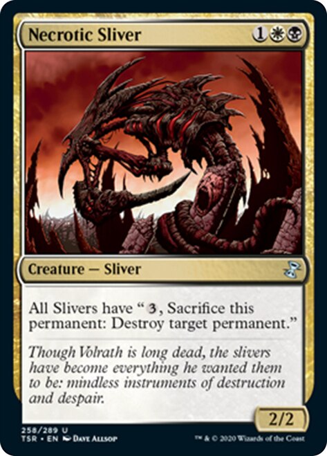 Necrotic Sliver [Time Spiral Remastered] | Game Haven TX