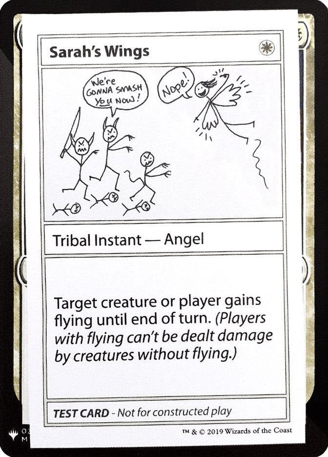 Sarah's Wings [Mystery Booster Playtest Cards] | Game Haven TX