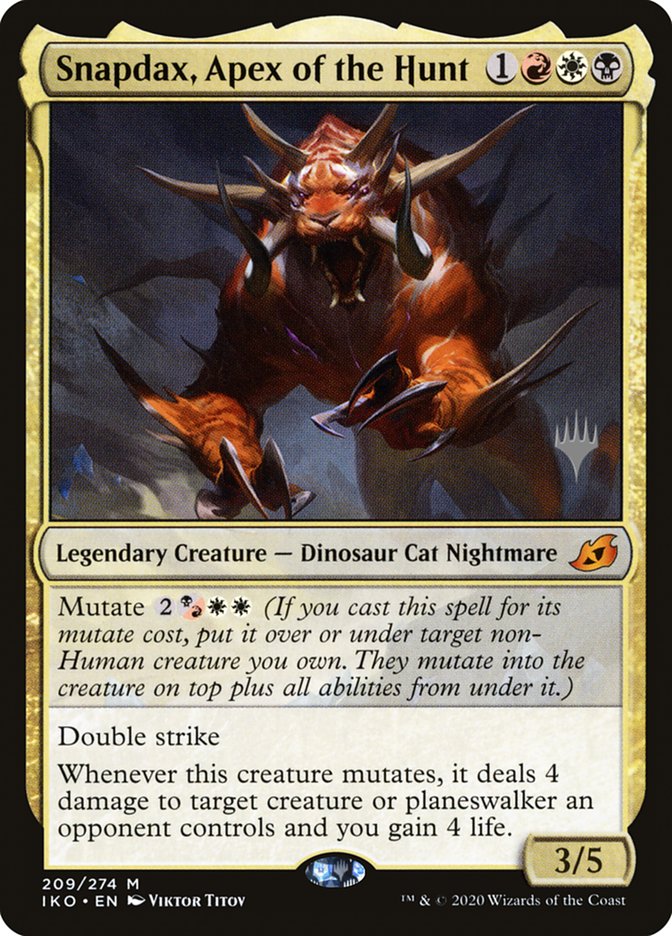 Snapdax, Apex of the Hunt (Promo Pack) [Ikoria: Lair of Behemoths Promos] | Game Haven TX