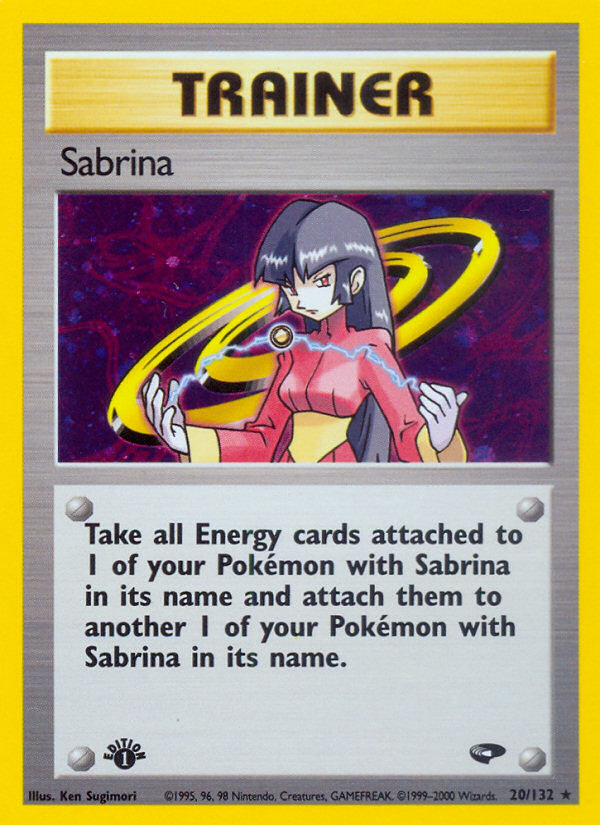 Sabrina (20/132) [Gym Challenge 1st Edition] | Game Haven TX