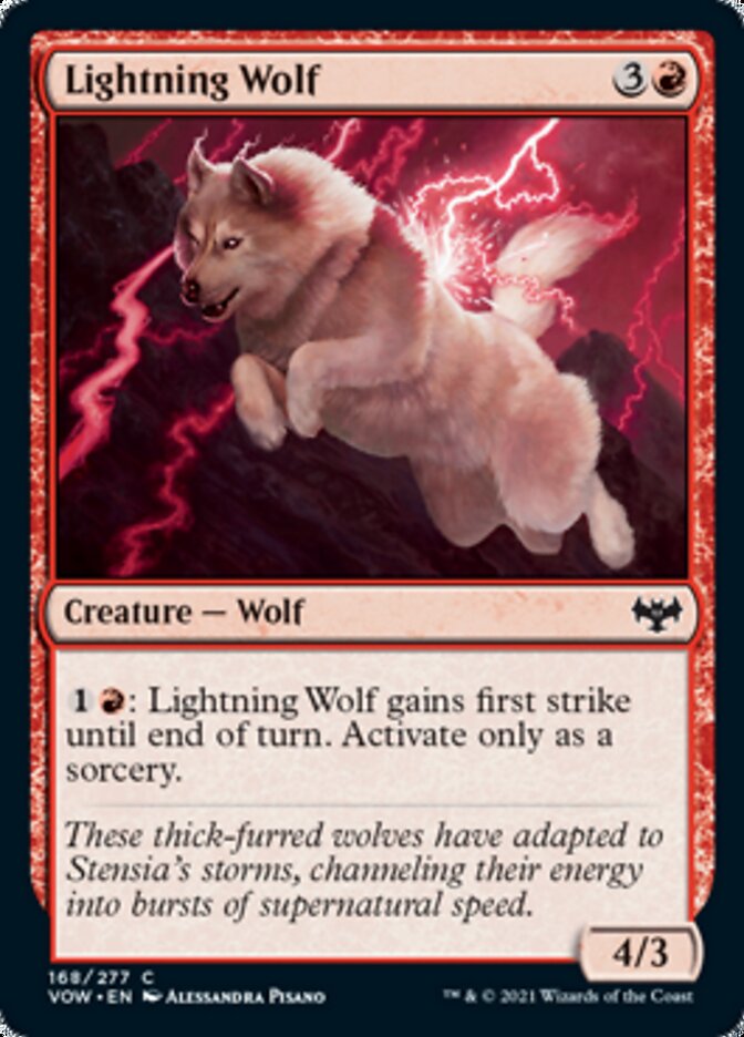 Lightning Wolf [Innistrad: Crimson Vow] | Game Haven TX