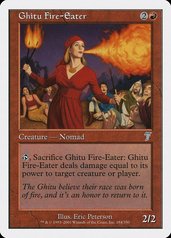 Ghitu Fire-Eater [Seventh Edition] | Game Haven TX