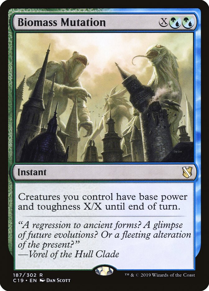 Biomass Mutation [Commander 2019] | Game Haven TX