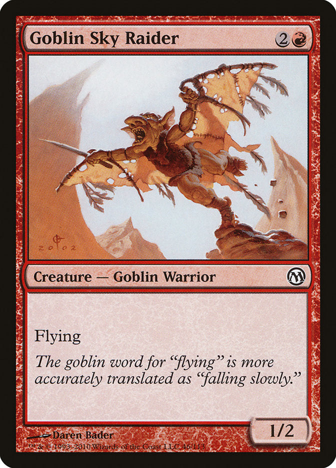 Goblin Sky Raider [Duels of the Planeswalkers] | Game Haven TX