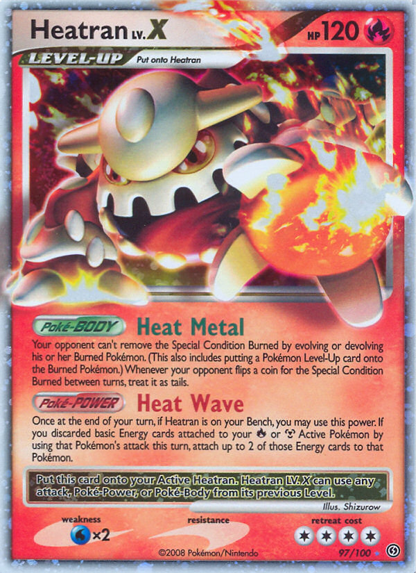 Heatran LV.X (97/100) [Diamond & Pearl: Stormfront] | Game Haven TX