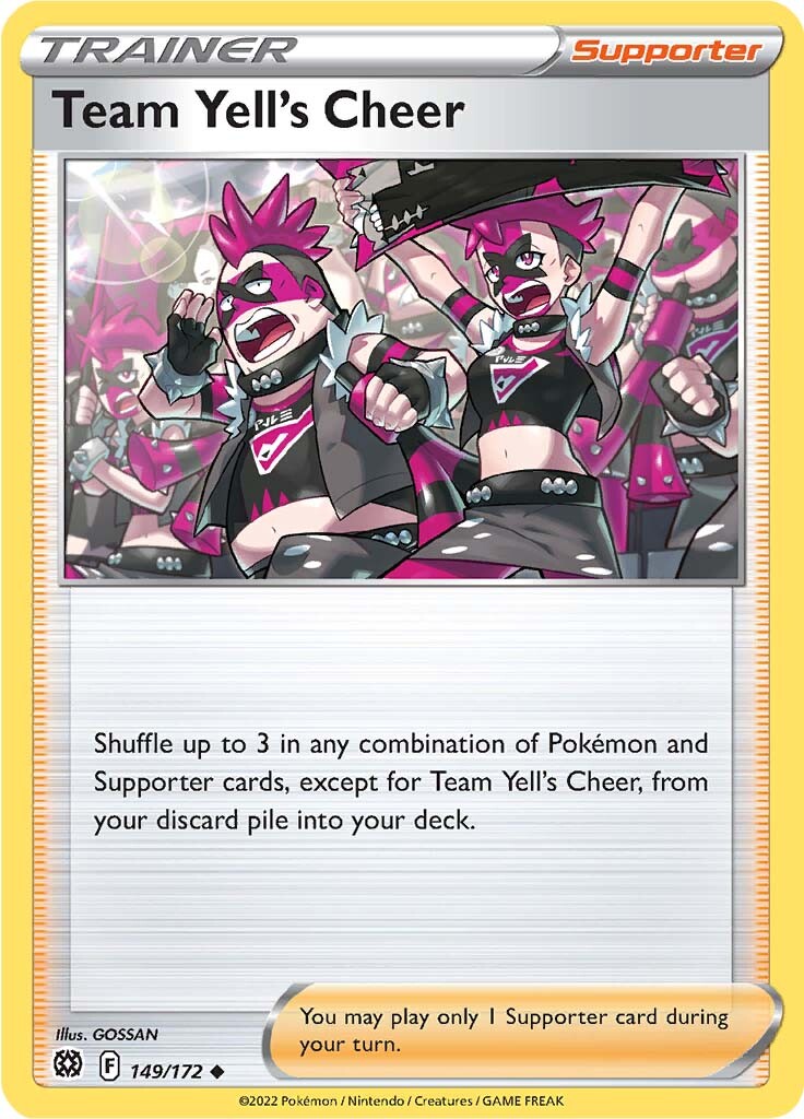 Team Yell's Cheer (149/172) [Sword & Shield: Brilliant Stars] | Game Haven TX