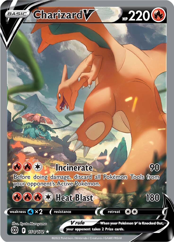 Charizard V (154/172) [Sword & Shield: Brilliant Stars] | Game Haven TX