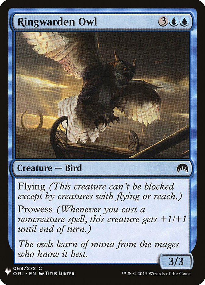 Ringwarden Owl [Mystery Booster] | Game Haven TX