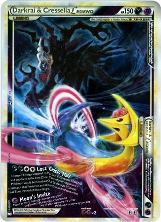 Darkrai & Cresselia LEGEND (99/102) (Jumbo Card) [HeartGold & SoulSilver: Triumphant] | Game Haven TX