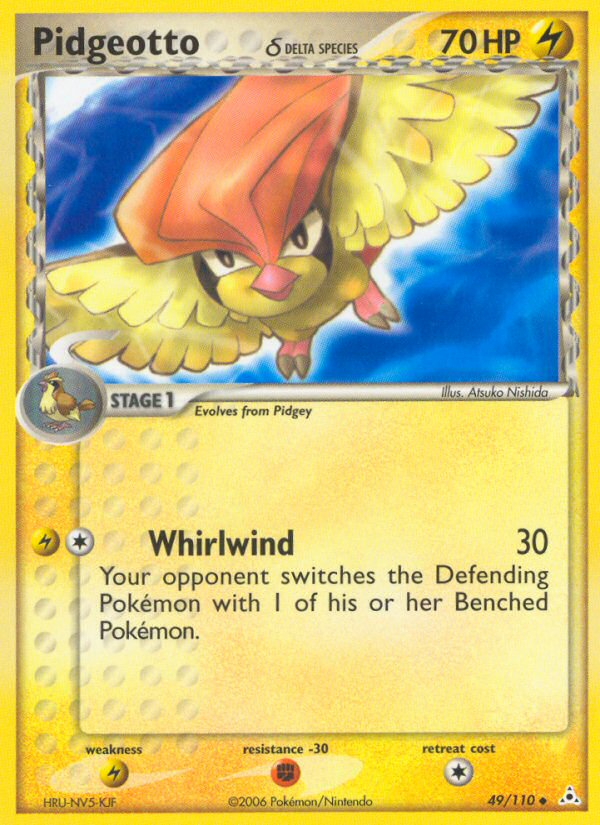Pidgeotto (49/110) (Delta Species) [EX: Holon Phantoms] | Game Haven TX