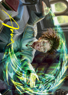 Eureka Moment Art Card (Gold-Stamped Signature) [Strixhaven: School of Mages Art Series] | Game Haven TX