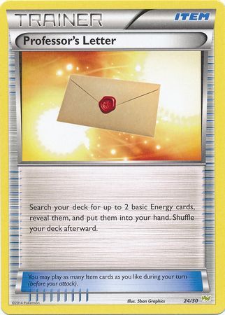Professor's Letter (24/30) [XY: Trainer Kit - Noivern] | Game Haven TX