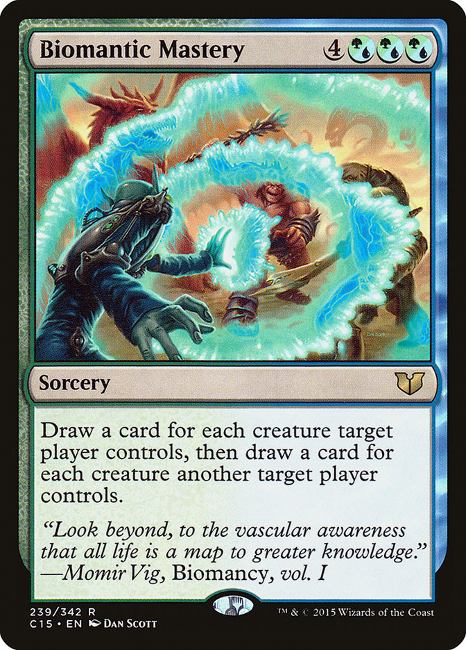 Biomantic Mastery [Commander 2015] | Game Haven TX