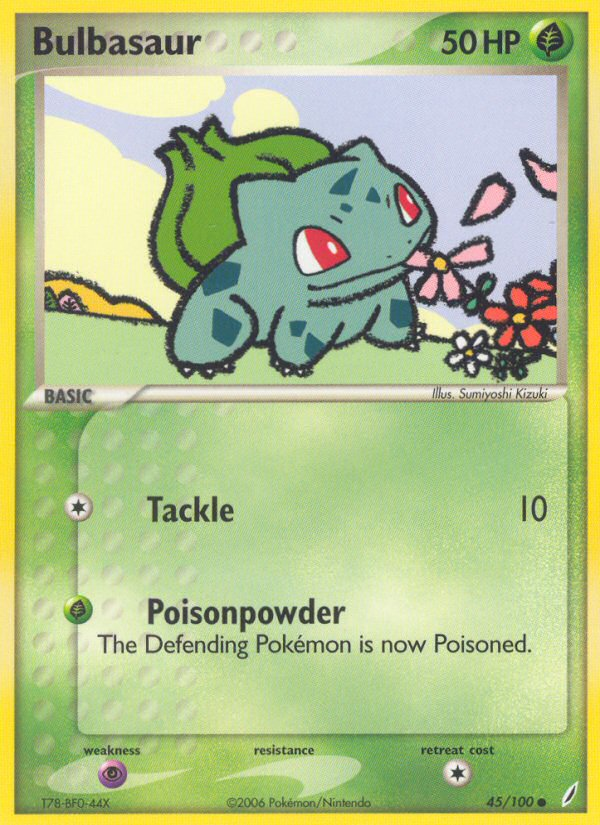 Bulbasaur (45/100) [EX: Crystal Guardians] | Game Haven TX