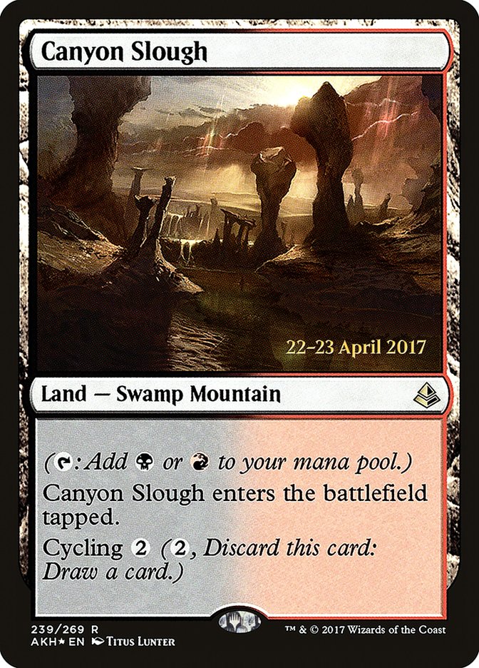 Canyon Slough [Amonkhet Promos] | Game Haven TX