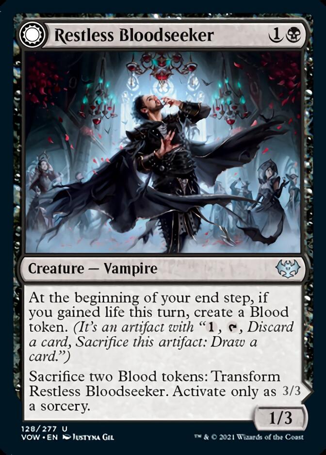 Restless Bloodseeker // Bloodsoaked Reveler [Innistrad: Crimson Vow] | Game Haven TX
