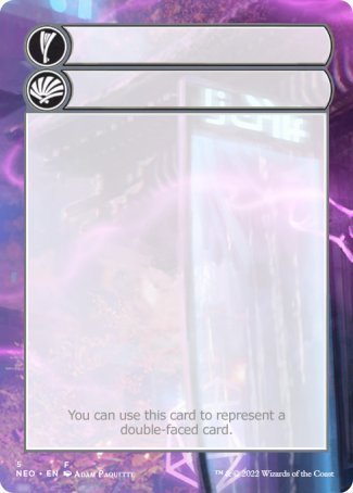 Helper Card (5/9) [Kamigawa: Neon Dynasty Tokens] | Game Haven TX