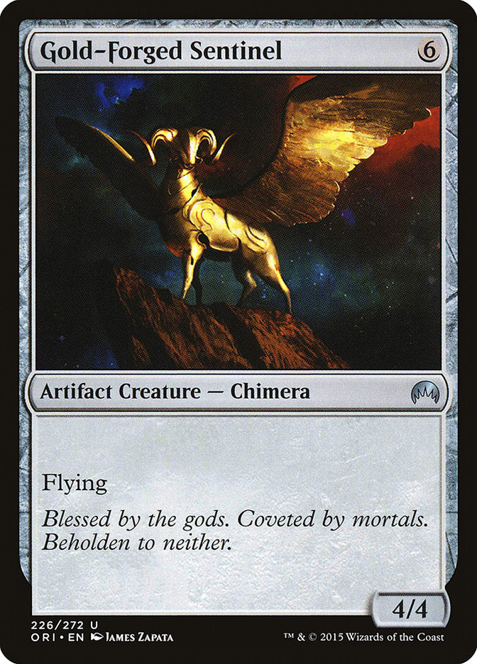 Gold-Forged Sentinel [Magic Origins] | Game Haven TX