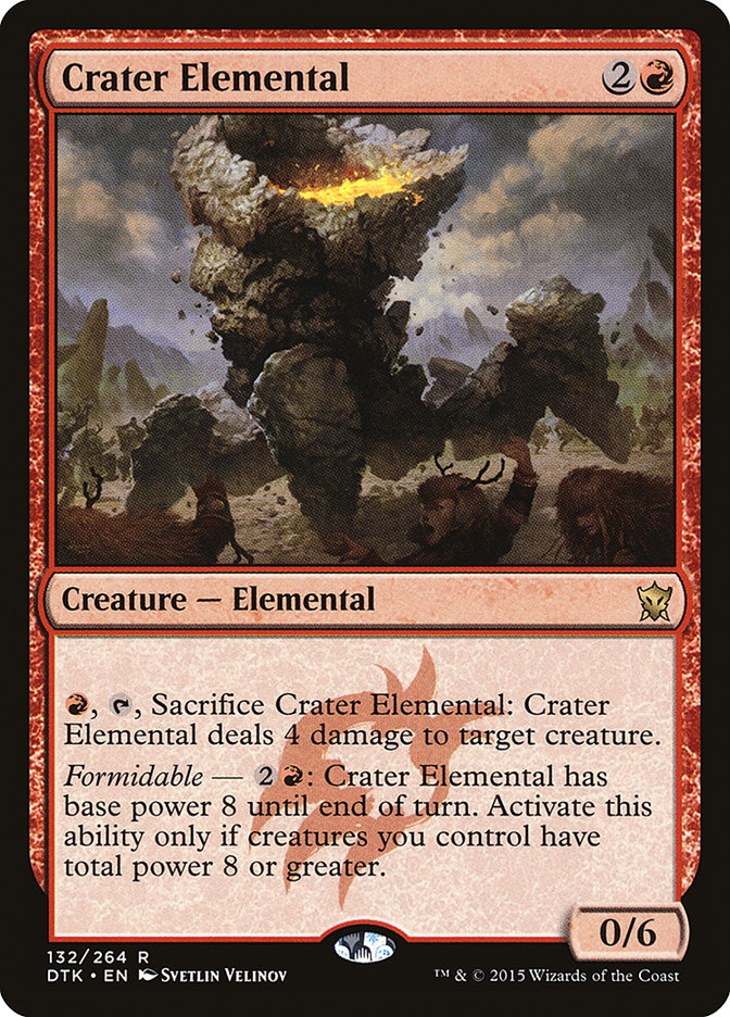 Crater Elemental [Dragons of Tarkir] | Game Haven TX